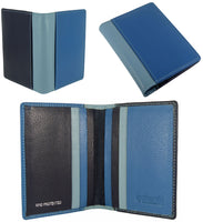 Leather Slim Compact Credit Card Holder Wallet RFID - 6 colours