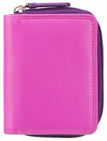 Visconti Ladies Real Leather RFID Small Compact Multicoloured - Boxed RB53