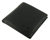 Mens Leather Bi Fold Leather Wallet 4 Cards RFID Mala