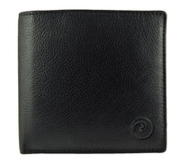 Mens Leather Bi Fold Leather Wallet 4 Cards RFID Mala