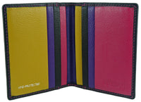 Leather Slim Compact Credit Card Holder Wallet RFID - 6 colours