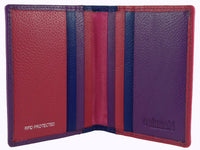 Leather Slim Compact Credit Card Holder Wallet RFID - 6 colours