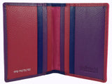 Leather Slim Compact Credit Card Holder Wallet RFID - 6 colours