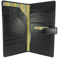 Real Leather Travel Wallet Passport Holder Organiser