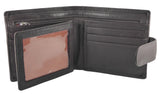 Mens RFID Blocking Real Leather Wallet 9 Cards/ID Window by Mala