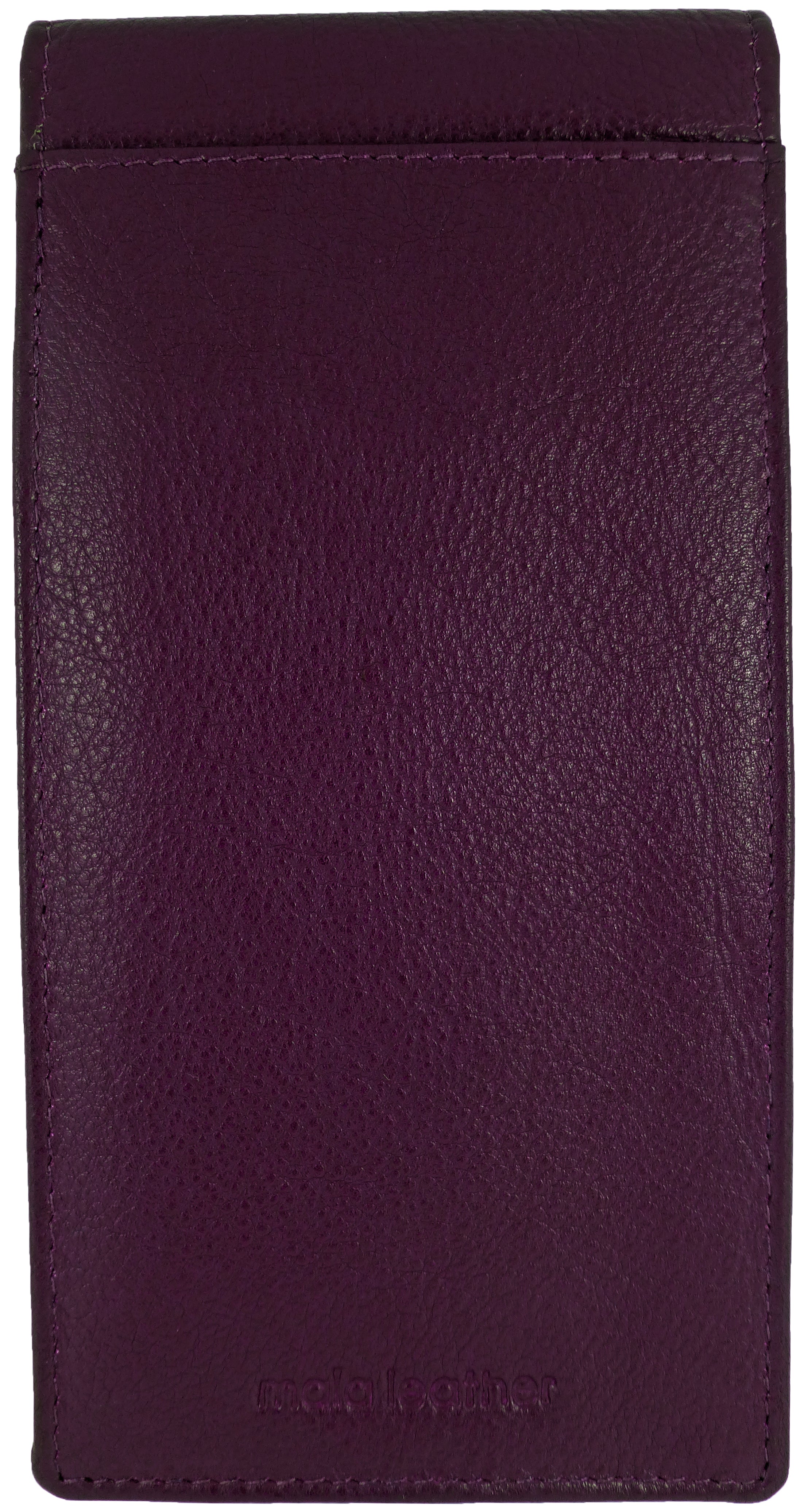 Leather Double Spectacle Glasses Case with Magnetic Closure