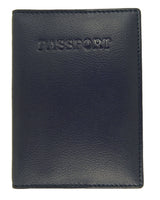 Real Leather RFID Travel Passport Holder Protector Cover Wallet