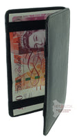 Mens Soft Cowhide Leather Magic Flip Milkman/Puzzle Money Wallet