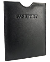 Real Leather Travel Passport Holder Sleeve Protector Cover Wallet