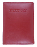 Real Leather RFID Travel Passport Holder Protector Cover Wallet