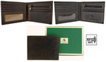 Visconti Distressed Hunter Leather Slimline Wallet - Brown Tan 707