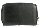 Ladies Soft Leather RFID Protected Purse Lorenz in Black