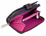 Ladies Leather Coin Purse with 16 Card Slots - Visconti R13