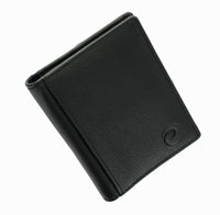 Mens Leather Slim Pocket Card Holder Wallet 6 Card Slots Boxed