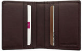 Mens Leather Slim Pocket Card Holder Wallet 6 Card Slots Boxed