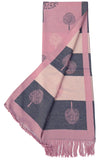 Tree Of Life Mulberry Design Ladies Long Scarf Shawl Soft Touch CASHMERE